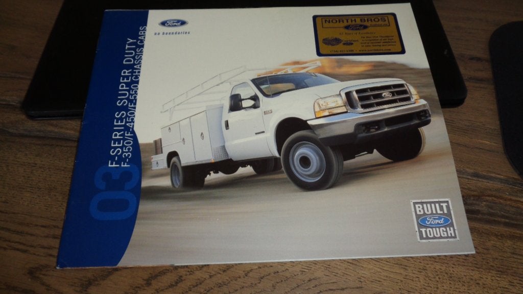 USA Folder  FORD F-Series Super Duty , F350-F450-F550 , 2002, Verzenden, Nieuw, Ford