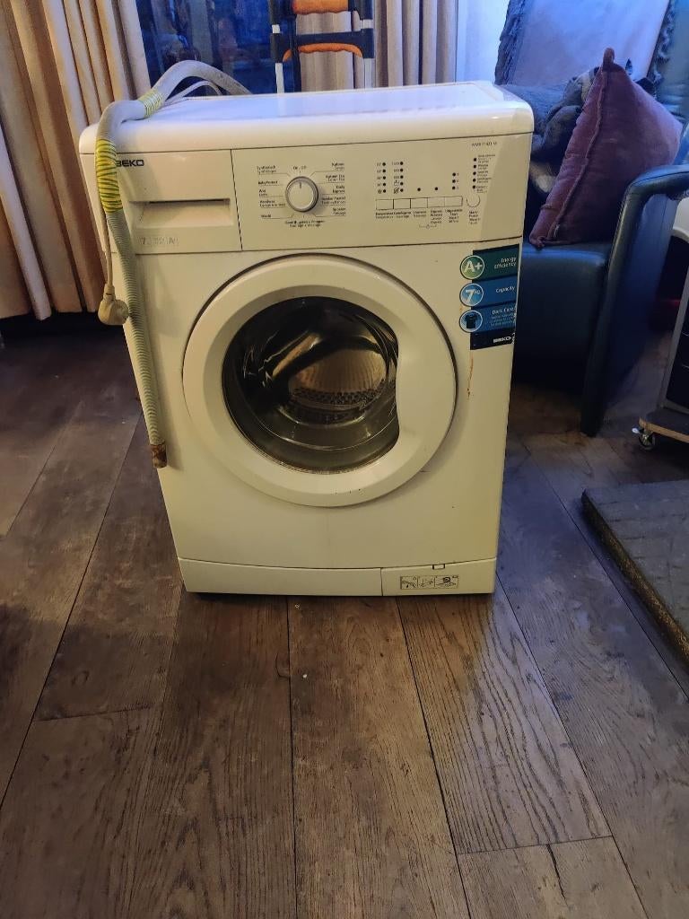 wasmachine beko, Witgoed en Apparatuur, Ophalen, Zo goed als nieuw, Voorlader, Energieklasse A of zuiniger