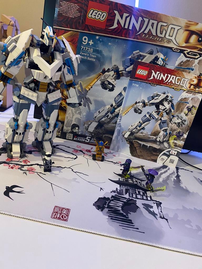 Lego ninjago legancy 71738 zane Titan mech battle, Kinderen en Baby's, Speelgoed | Duplo en Lego, Zo goed als nieuw, Lego, Complete set