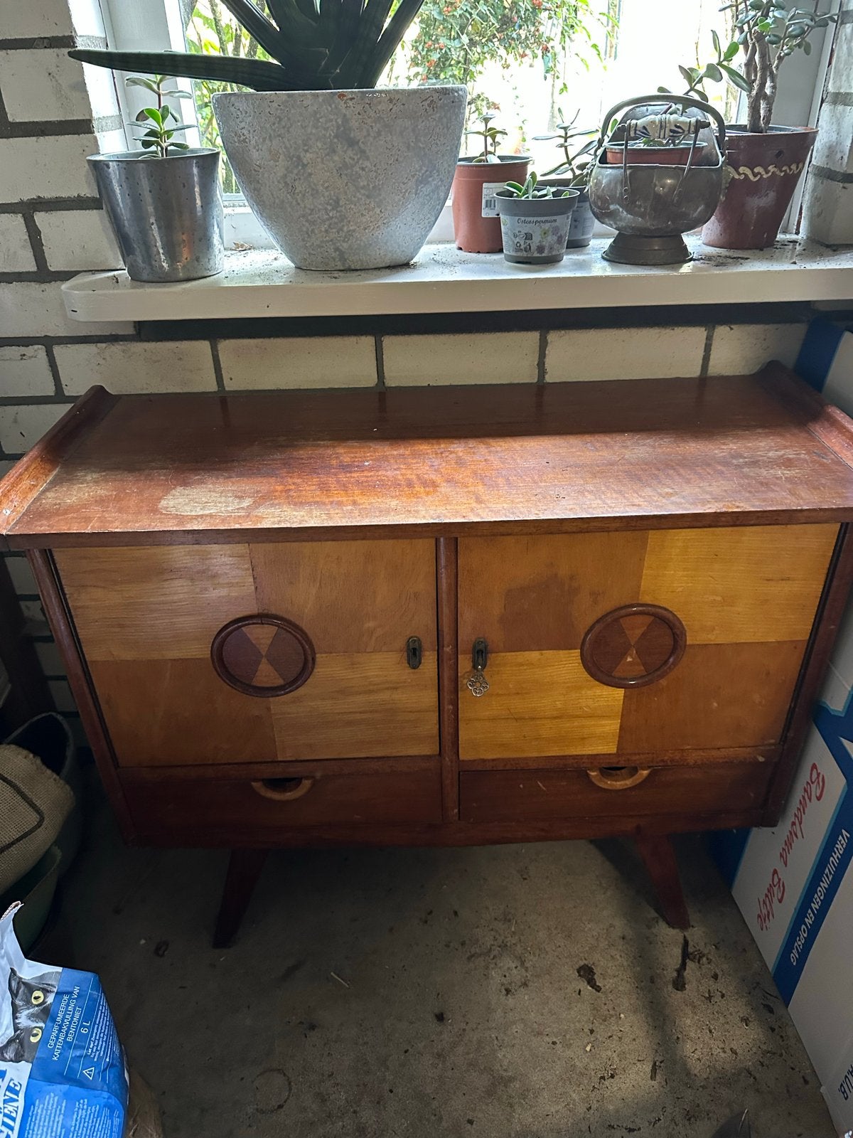 Vintage jaren '60 kastje, Ophalen