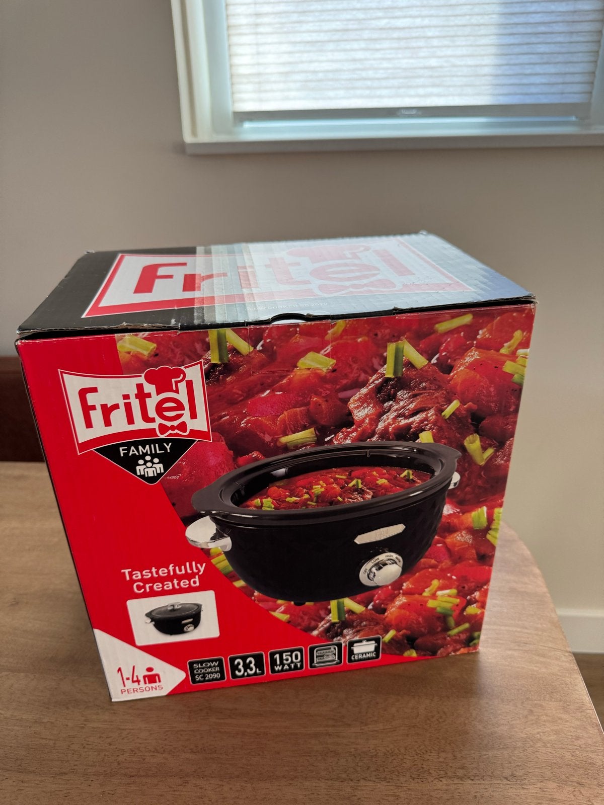 Fritel Slowcooker SC 2090 - Nieuw in doos, Ophalen of Verzenden, Vaatwasmachinebestendig, Nieuw