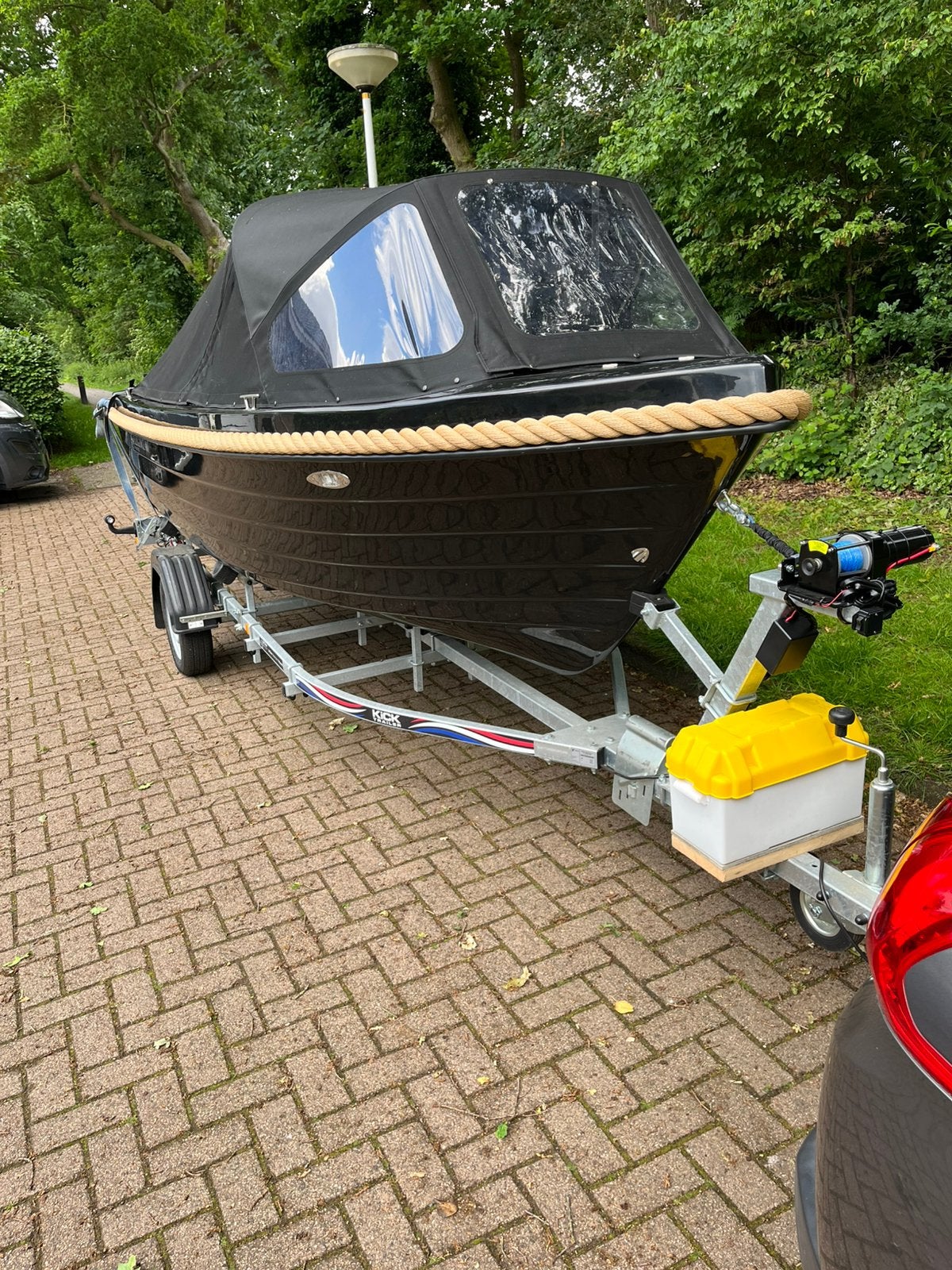 Elegance sloep 480 met 15pk Tohatsu, Watersport en Boten, Sloepen, Overige typen, 15 pk, Tot 1.00 meter, 5 m