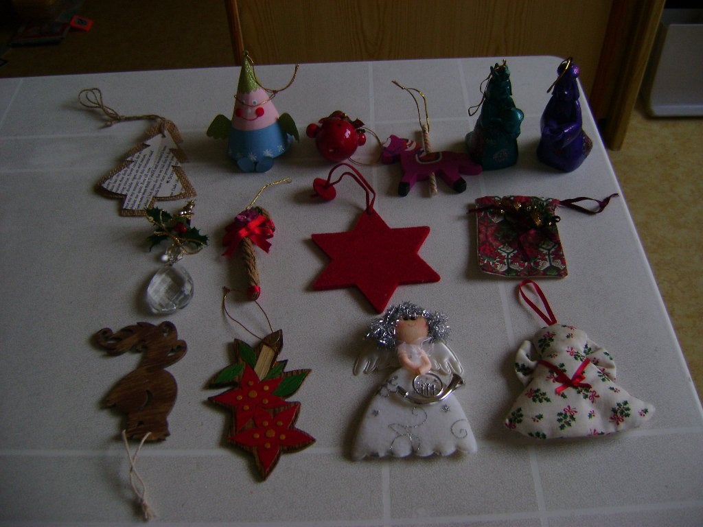 14 kersthangers 2engelen 2koningen sterren kerstboom klokken, Diversen, Ophalen of Verzenden, Zo goed als nieuw