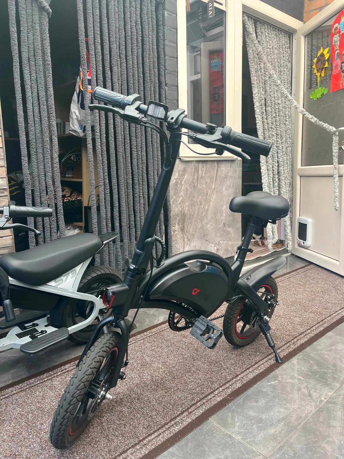DYU Compacte opvouwbare elektrische fiets, Gebruikt, Minder dan 47 cm, 30 tot 50 km per accu, Ophalen