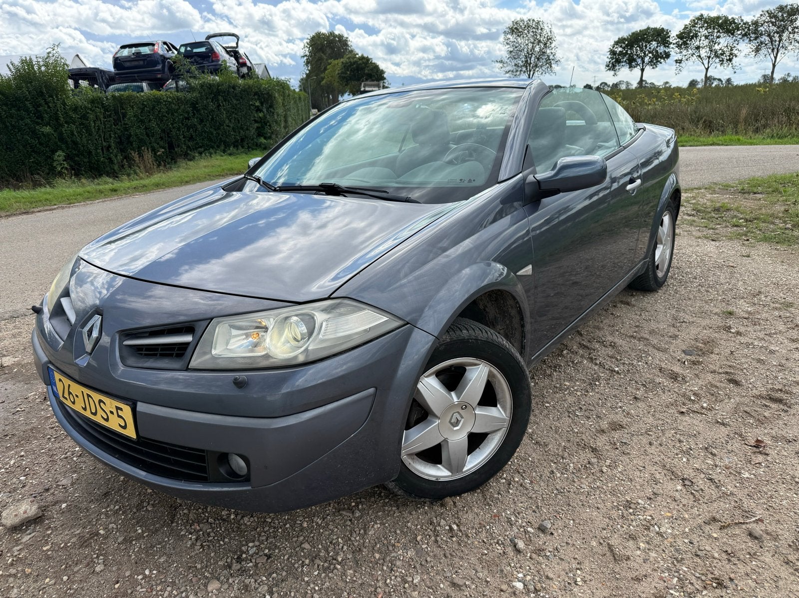 Renault Mégane 1.6 16V 82KW Cabrio E4 2009 Blauw, Auto's, Voorwielaandrijving, 1295 kg, 4 cilinders, Cabriolet