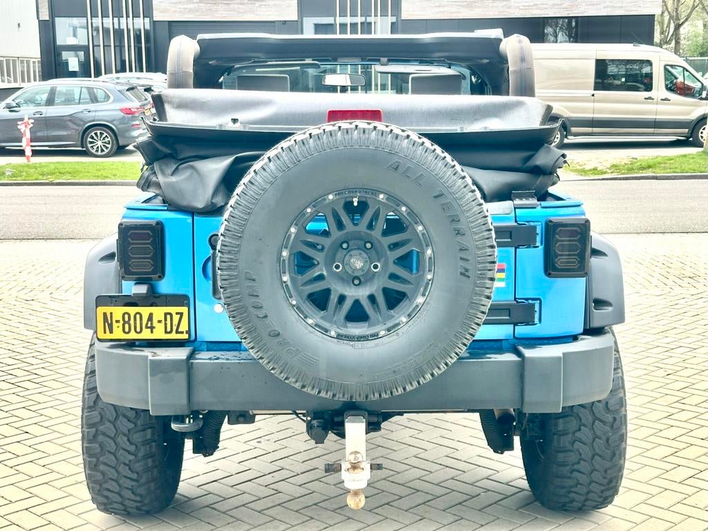 ‼️JEEP WRANGLER JK 3.8 V6 EXTREME ICE BLUE HARD/SOFTTOP‼️, Auto's, Jeep, 3778 cc, Euro 5, Stof, 1800 kg