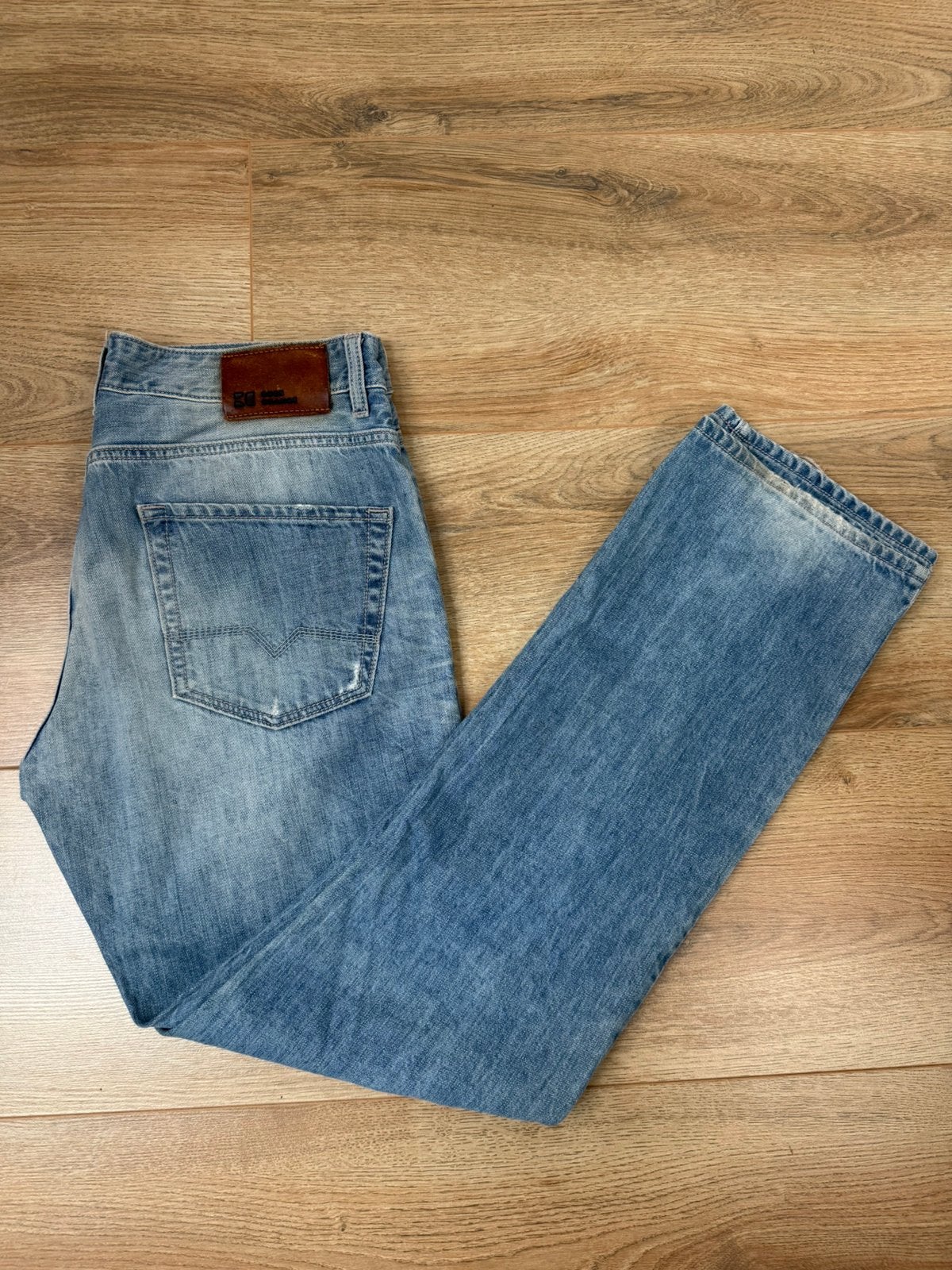 Hugo Boss Orange Regular Fit Jeans Blauw Maat 34/32, Kleding | Heren, Spijkerbroeken en Jeans, Verzenden, Zo goed als nieuw, Blauw