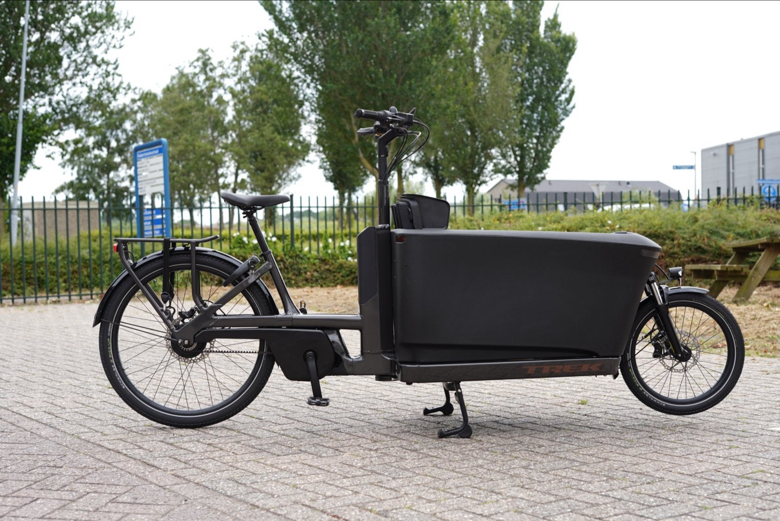 Trek Fetch+ 4 Elektrische Bakfiets, Fietsen en Brommers, Fietsen | Bakfietsen, 8081hl, Elektrisch, Zo goed als nieuw, Info@klompmakerfietsen.nl
