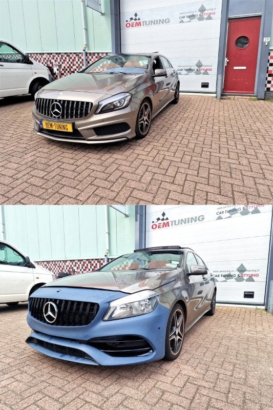 Bodykit A‑Klasse W176 A45 AMG Style 2012‑2018 met GTR Grille, Ophalen of Verzenden