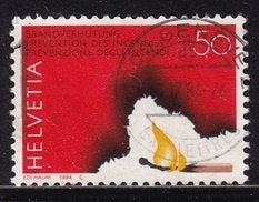 3746 - Zwitserland michel 1283 gestempeld , Brandpreventie, Verzenden, Gestempeld