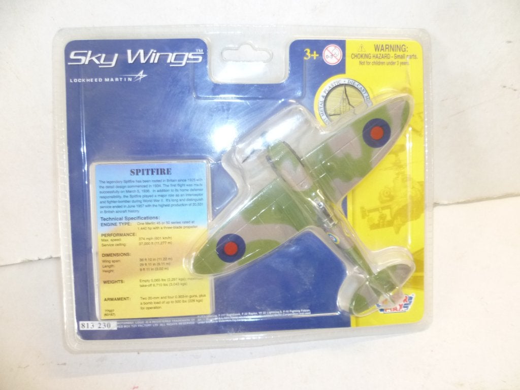 Motor Max Sky Wings Vliegtuig Spitfire 1:100 schaalmodel., Ophalen of Verzenden, Nieuw, Schaalmodel