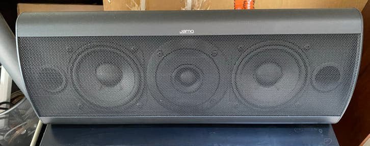Jamo Center 100 Center Speaker, Gebruikt, Ophalen of Verzenden, 60 tot 120 watt, Geschikt voor surround/home cinema
