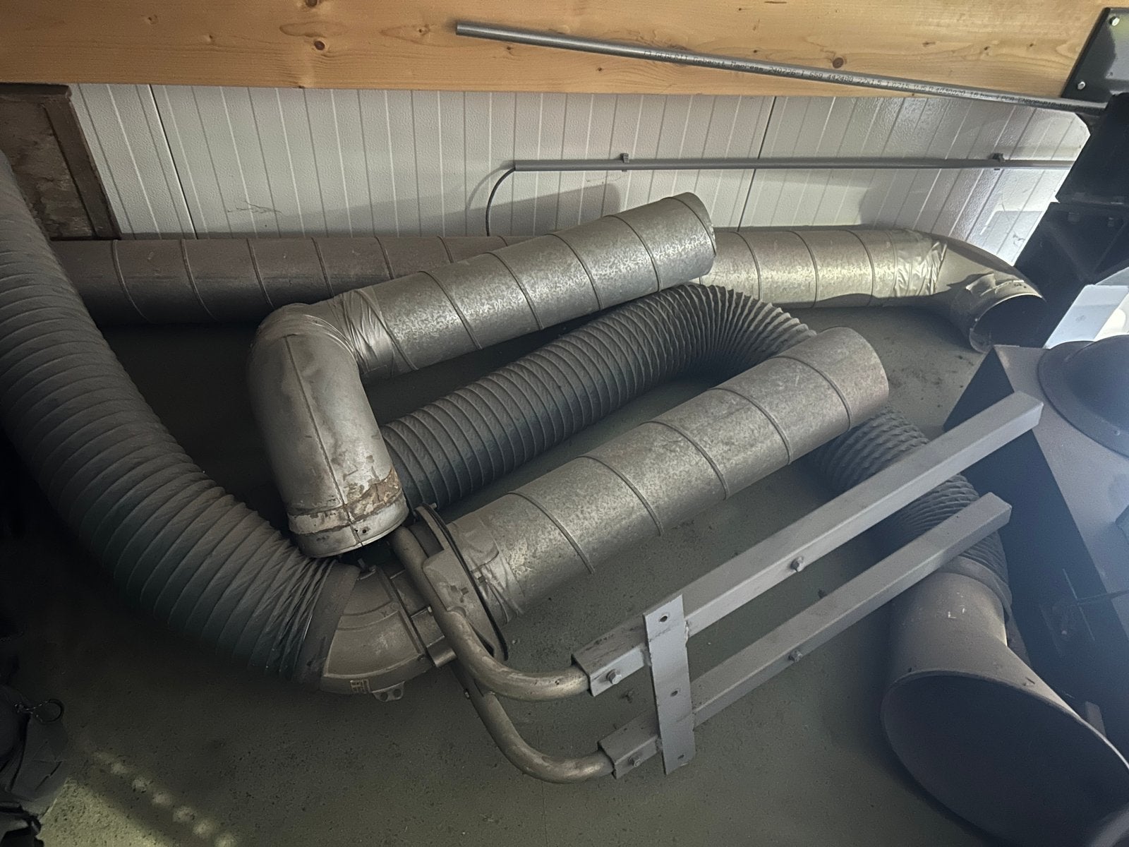 Nederman afzuiger/ventilator met diverse buizen, Ophalen, Gebruikt, Ventilator en Afzuiger