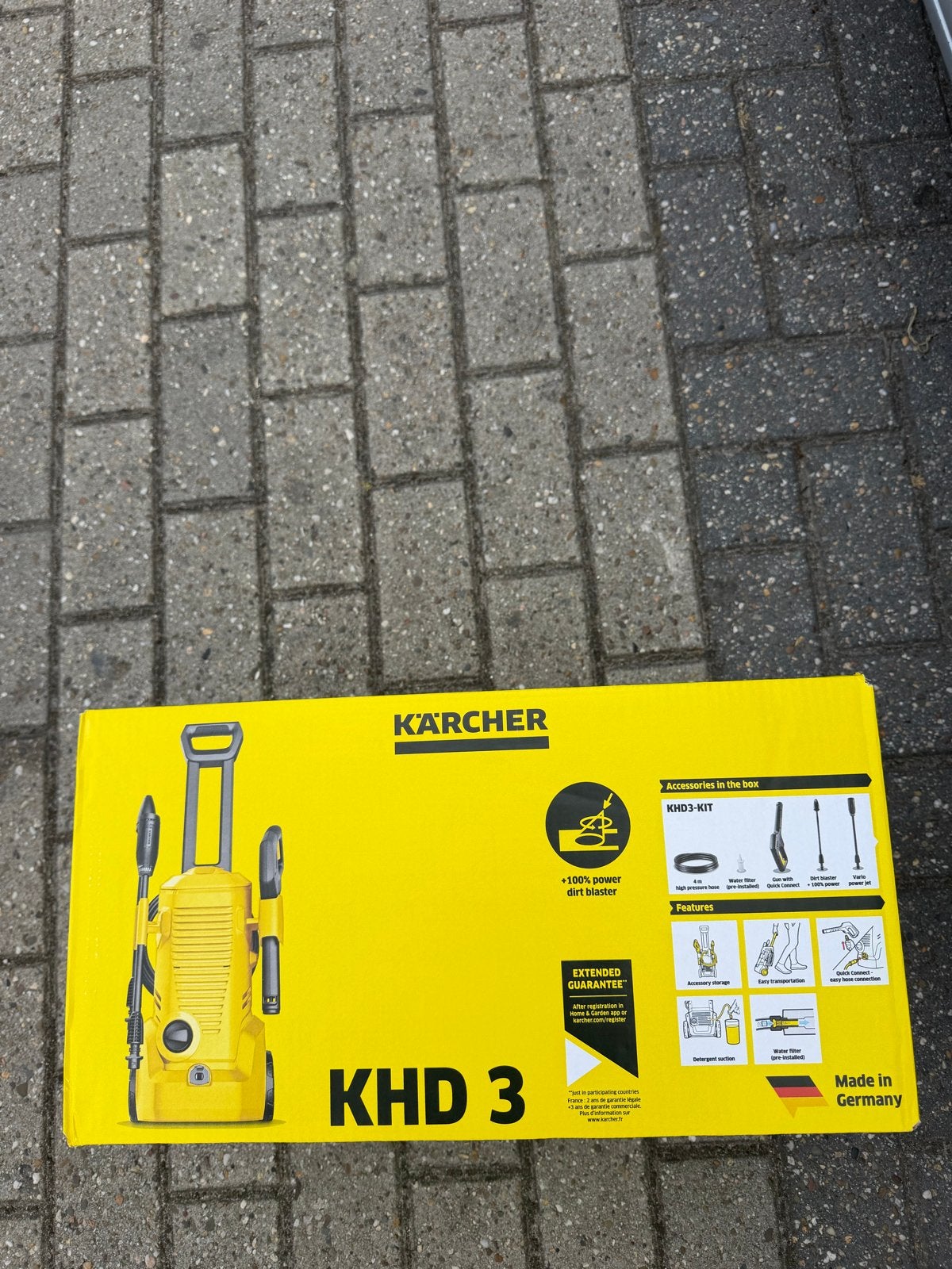 Kärcher KHD 3 Hogedrukreiniger - Nieuw in doos, Ophalen of Verzenden, Nieuw, Overige typen
