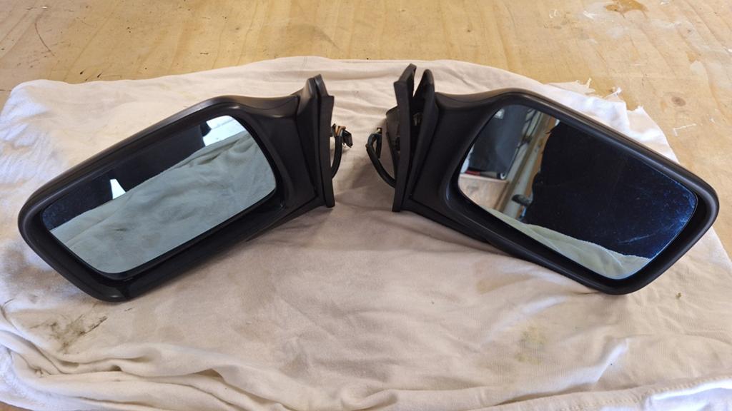 Gebruikte elektrische buitenspiegels BMW 3 serie E30, zwart, Auto-onderdelen, Spiegels, Ophalen of Verzenden, BMW
