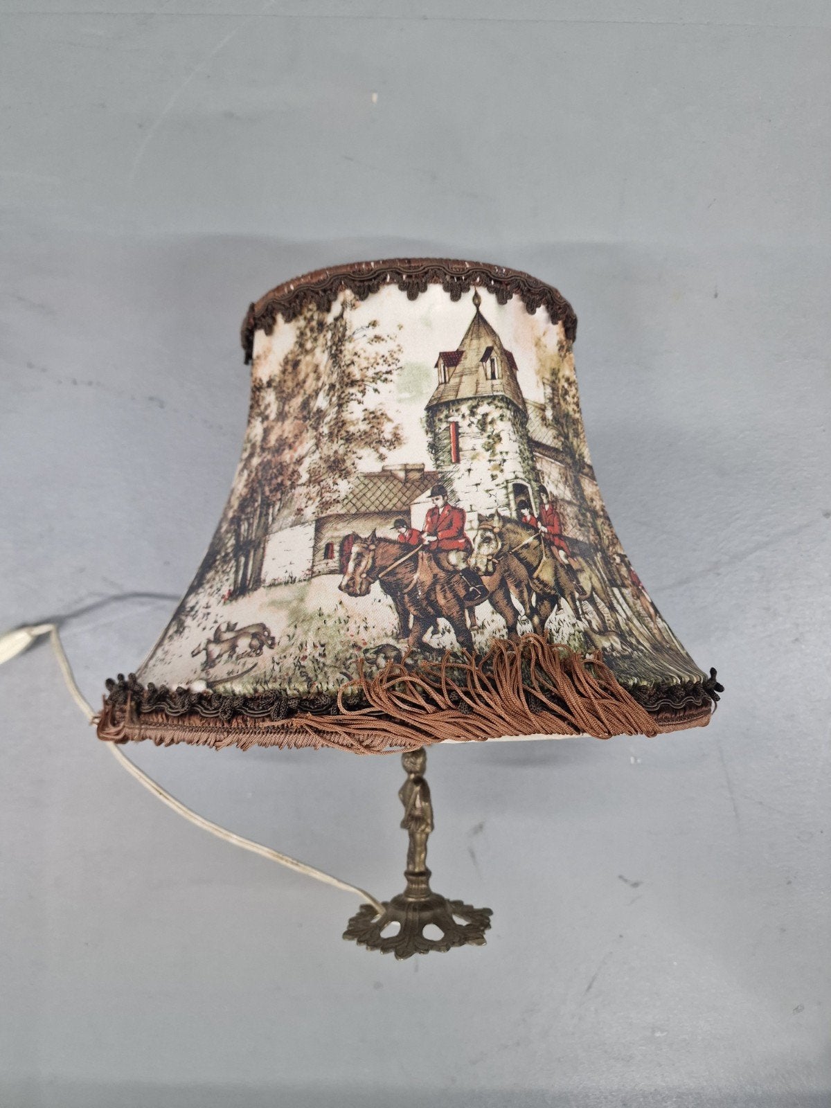 antiek vintage lamp boutique tafellamp klassieke jacht, Ophalen of Verzenden