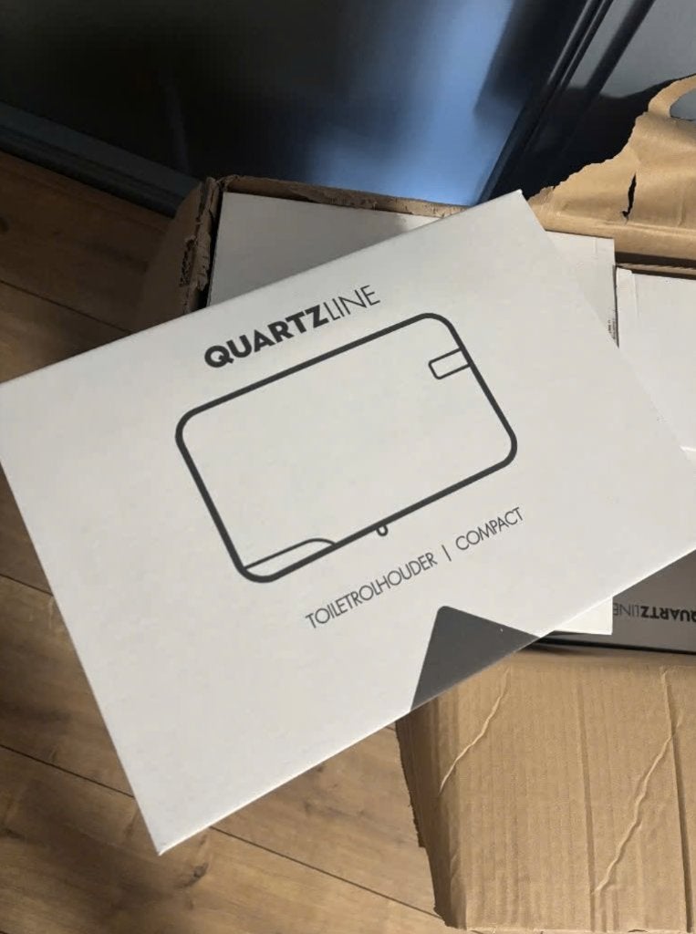 Quartzline Toiletrolhouder, Nieuw, Ophalen, Toilet-accessoire, Wit