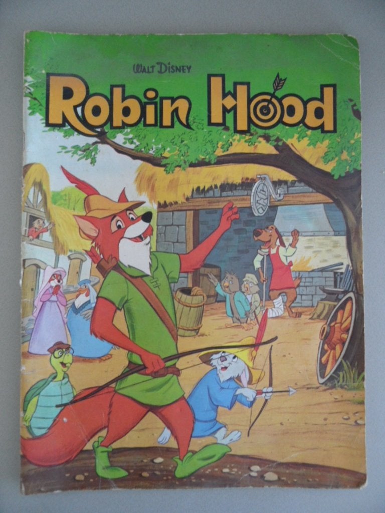 Robin Hood Walt Disney 1974, Eén stripboek, Ophalen of Verzenden, Gelezen