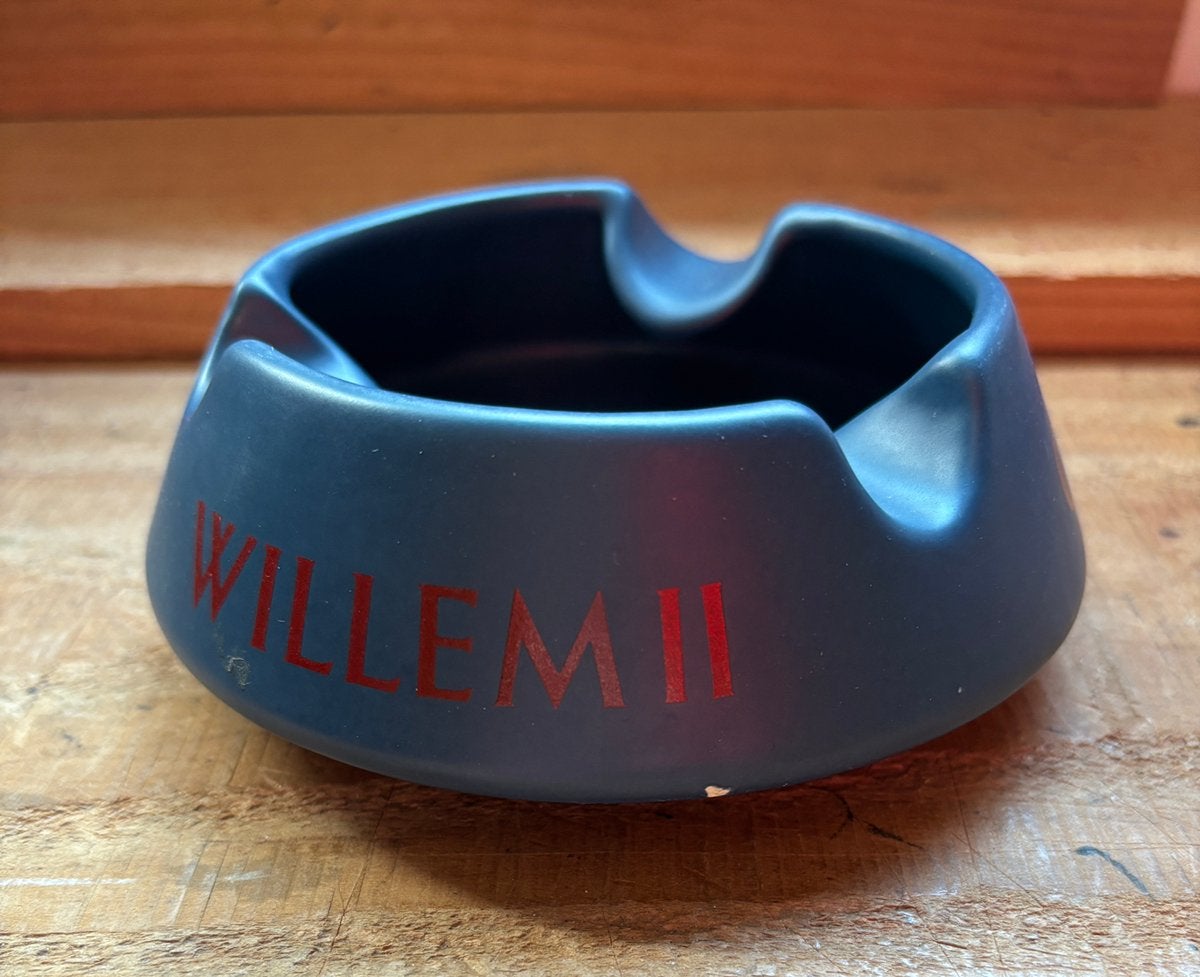 Willem II sigaren asbak, Ophalen of Verzenden, Zo goed als nieuw, Tabaksdoos of Verpakking