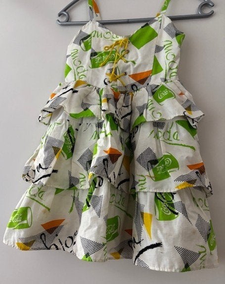 Coca Cola jurkje - 128 - jaren '90 - 3 lagen - nieuw, Kinderen en Baby's, Kinderkleding | Maat 128, Ophalen of Verzenden, Nieuw