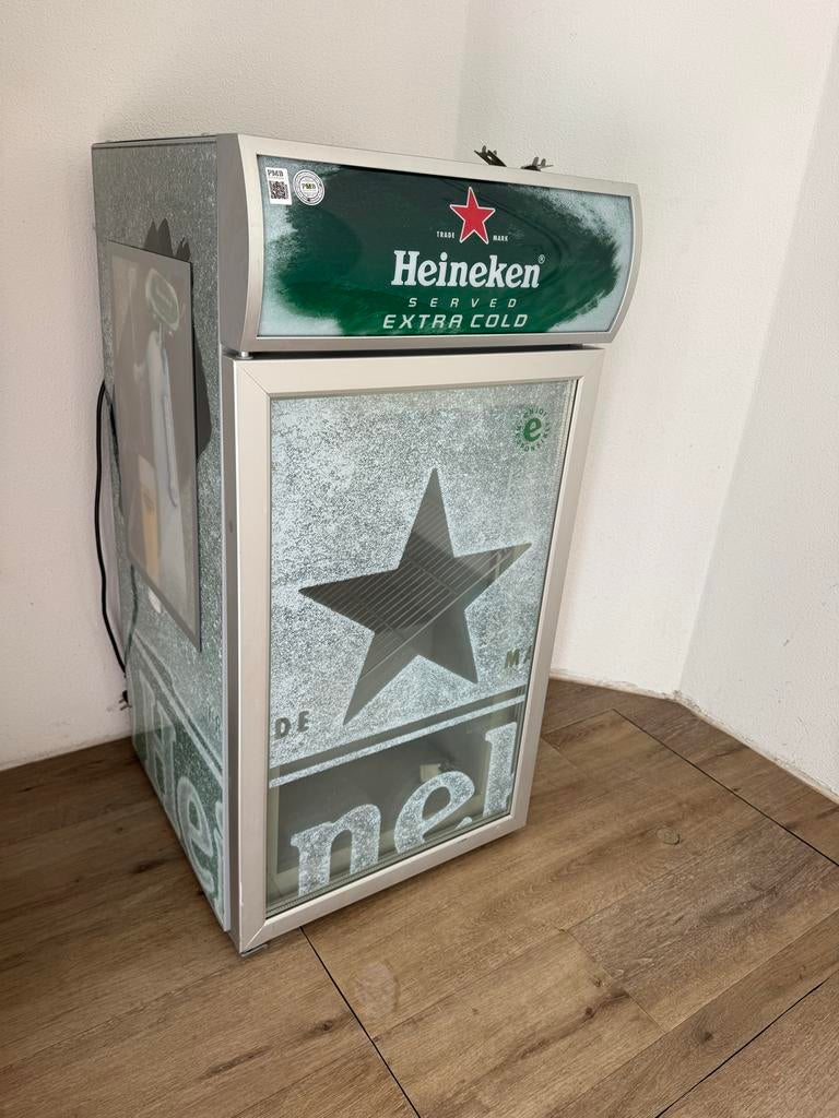 Heineken Extra Cold Koelkast, Zonder vriesvak, 75 tot 100 liter, Zo goed als nieuw, 45 tot 60 cm