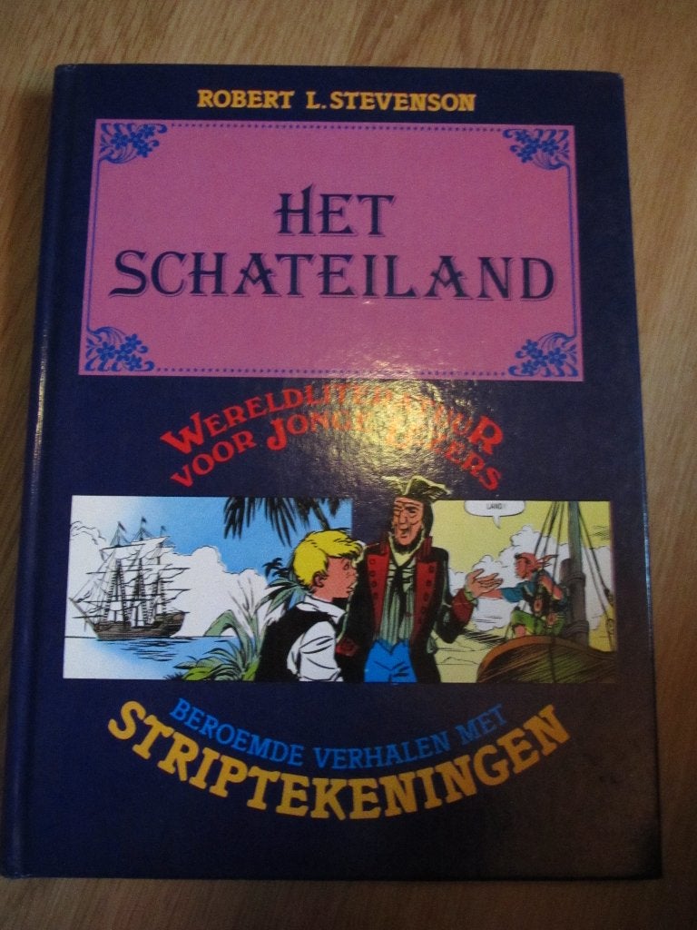 Het schateiland boek Robert L. Stevenson, Boeken, Ophalen of Verzenden, Zo goed als nieuw, Robert L. Stevenson, Fictie algemeen
