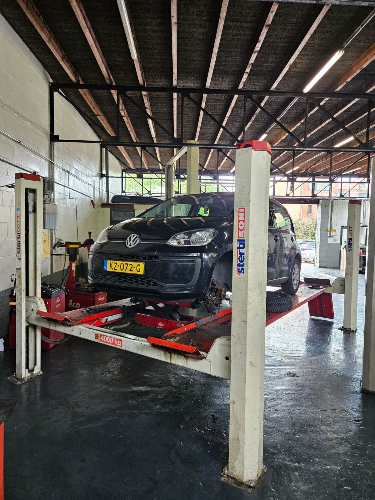 Stertil Koni 4000 kg 4-koloms hefbrug met krik, Auto diversen, Ophalen, Zo goed als nieuw
