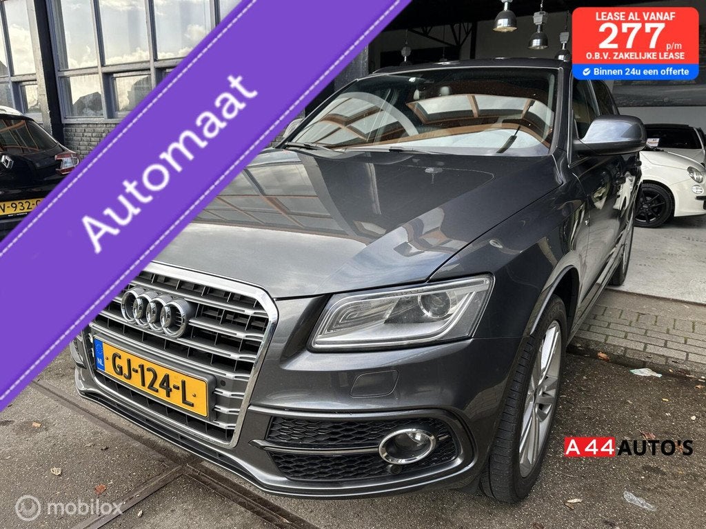 Audi Q5 2.0 TFSI quattro S Edition*Apple car play*Adaptieve*, Zwart, 4 cilinders, Bedrijf, Vierwielaandrijving