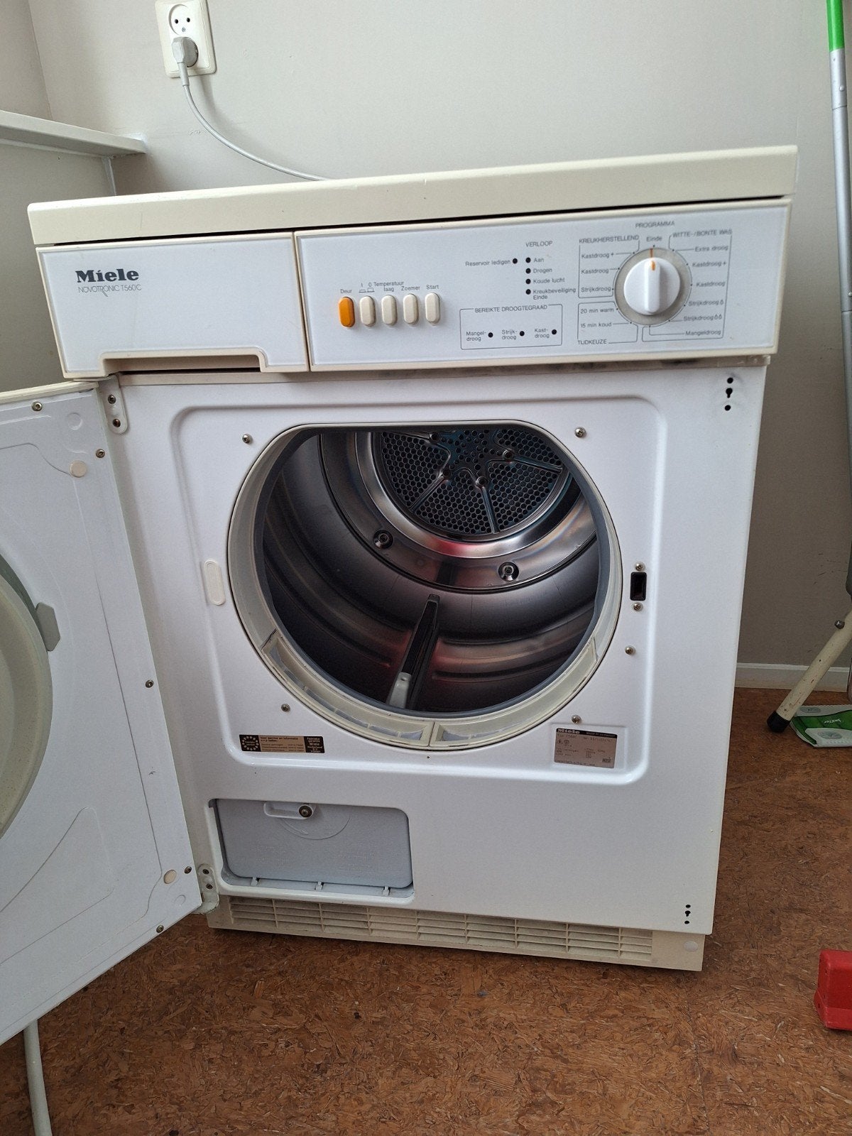 Miele wasdroger, Ophalen, Gebruikt, Luchtafvoer, 85 tot 90 cm