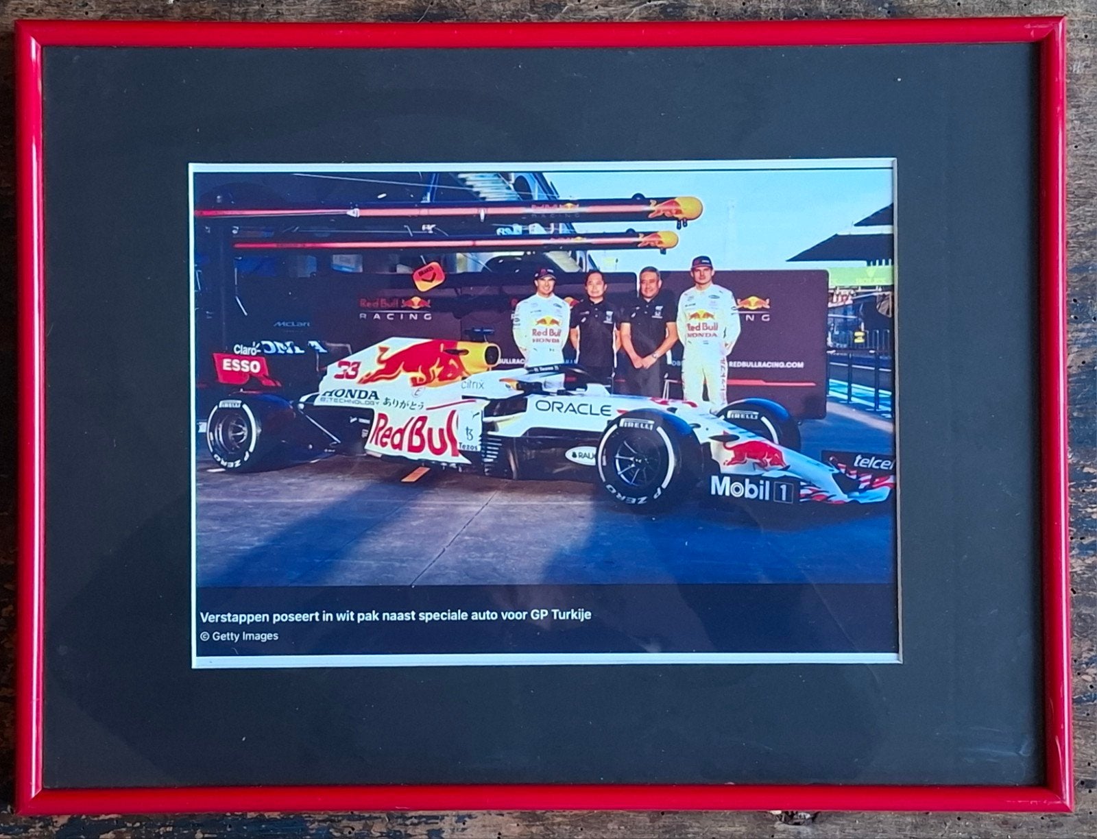 Max Verstappen. Formule 1. Foto Getty Images.  * Zie tekst., Ophalen of Verzenden, Zo goed als nieuw, Formule 1
