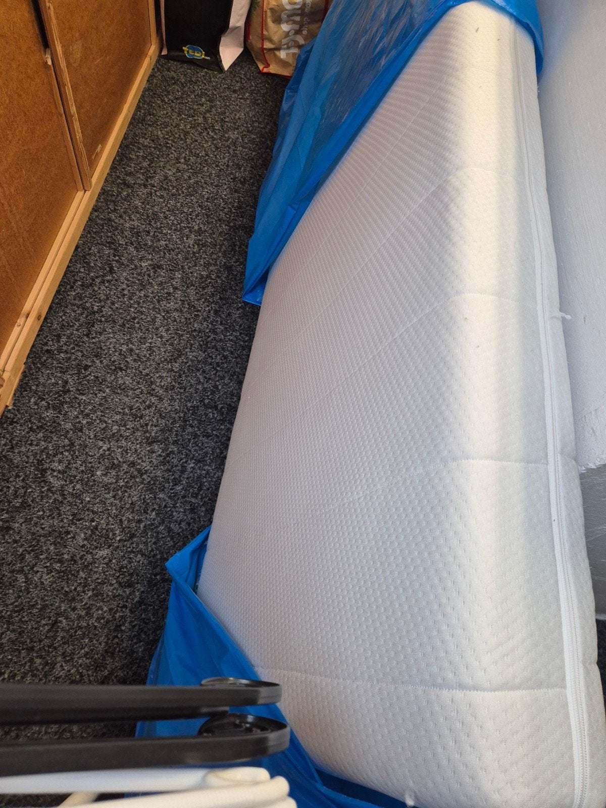 peutermatras  kan tot 100 kilo, Ophalen, Zo goed als nieuw, Minder dan 5 m², Zeil