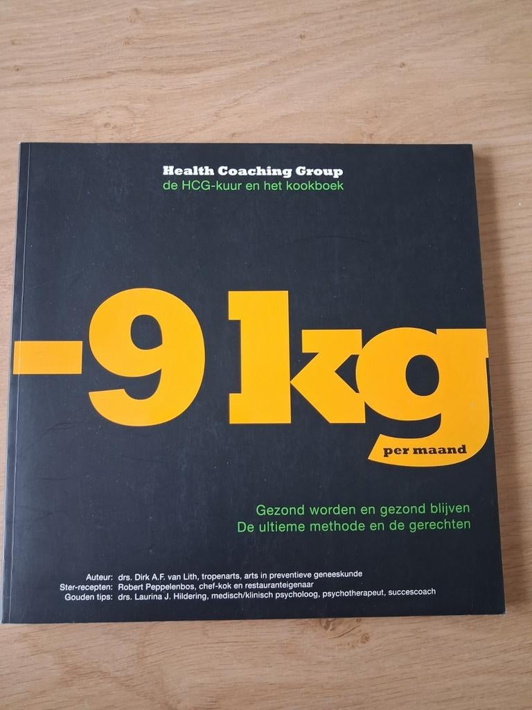 De HCG kuur en het kookboek - Dirk van Lith, Ophalen of Verzenden, Zo goed als nieuw
