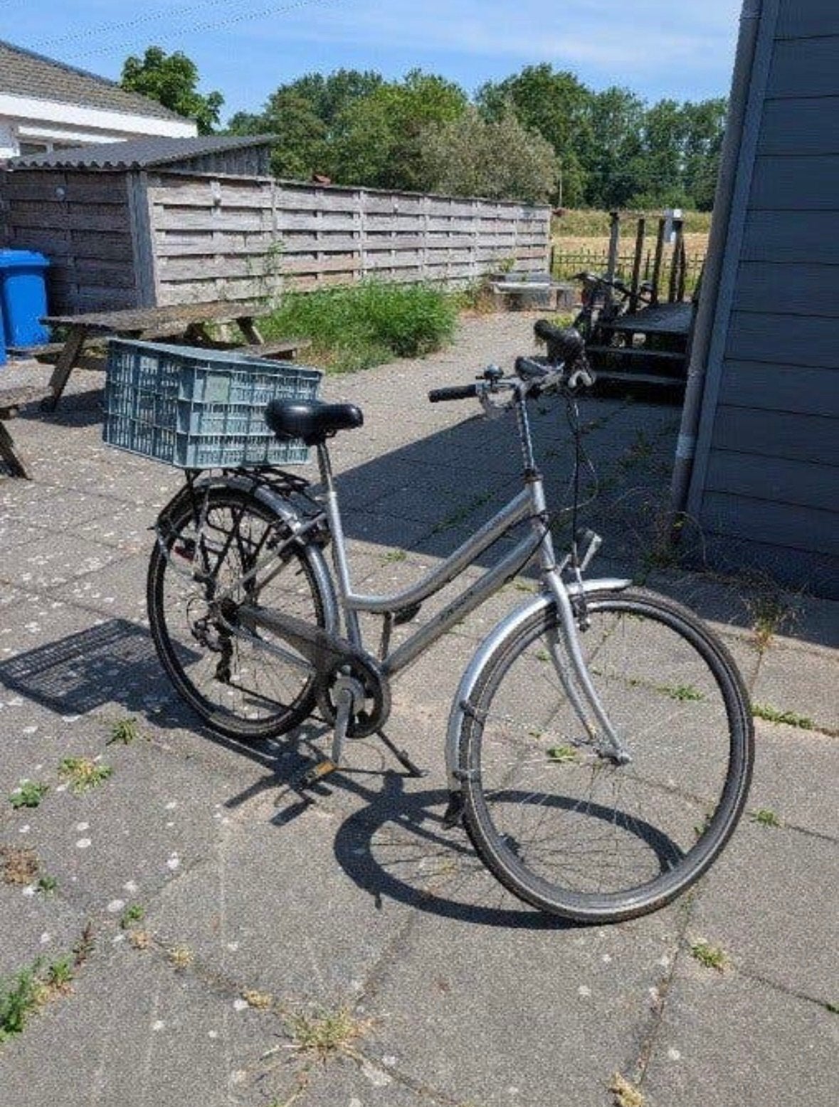 Fiets 28 inch Dames Heren – Handbrake bike – Handremmen, Versnellingen, 56 cm of meer, Zo goed als nieuw, Ophalen