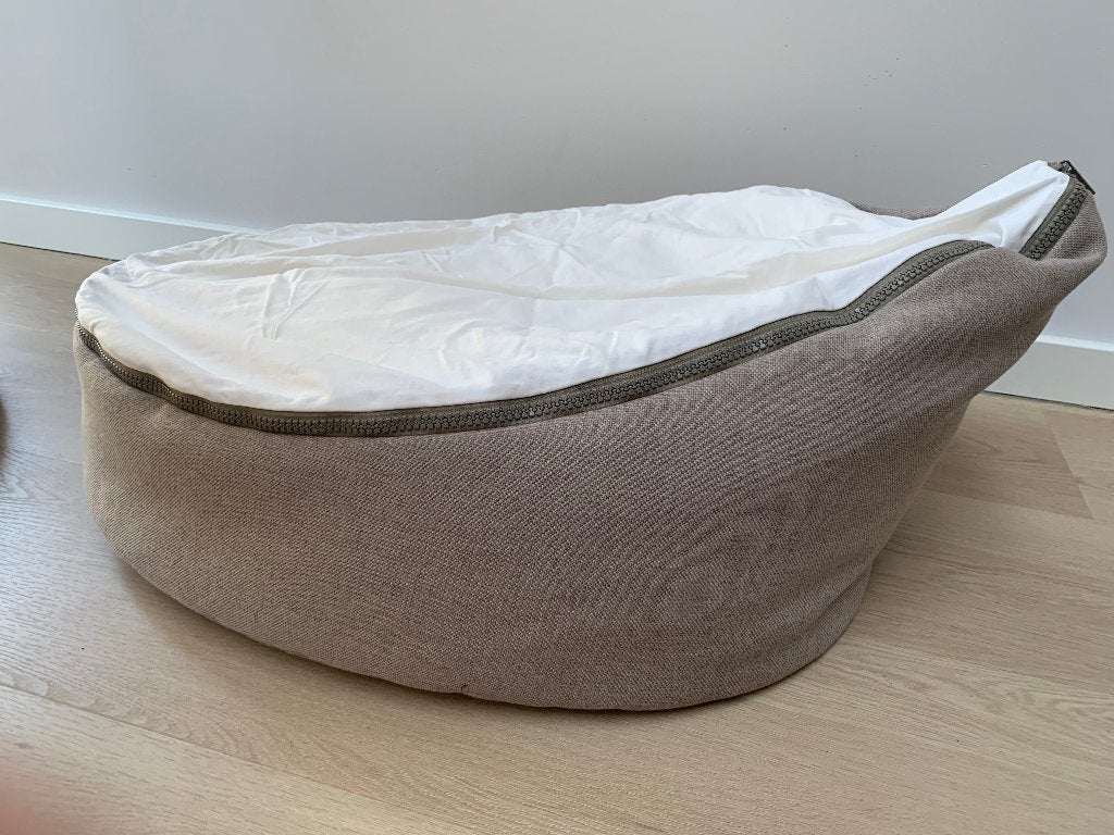 Doomoo (Seat’n Grow) zitzak, Ophalen of Verzenden, Zo goed als nieuw, Beige, Zitzak