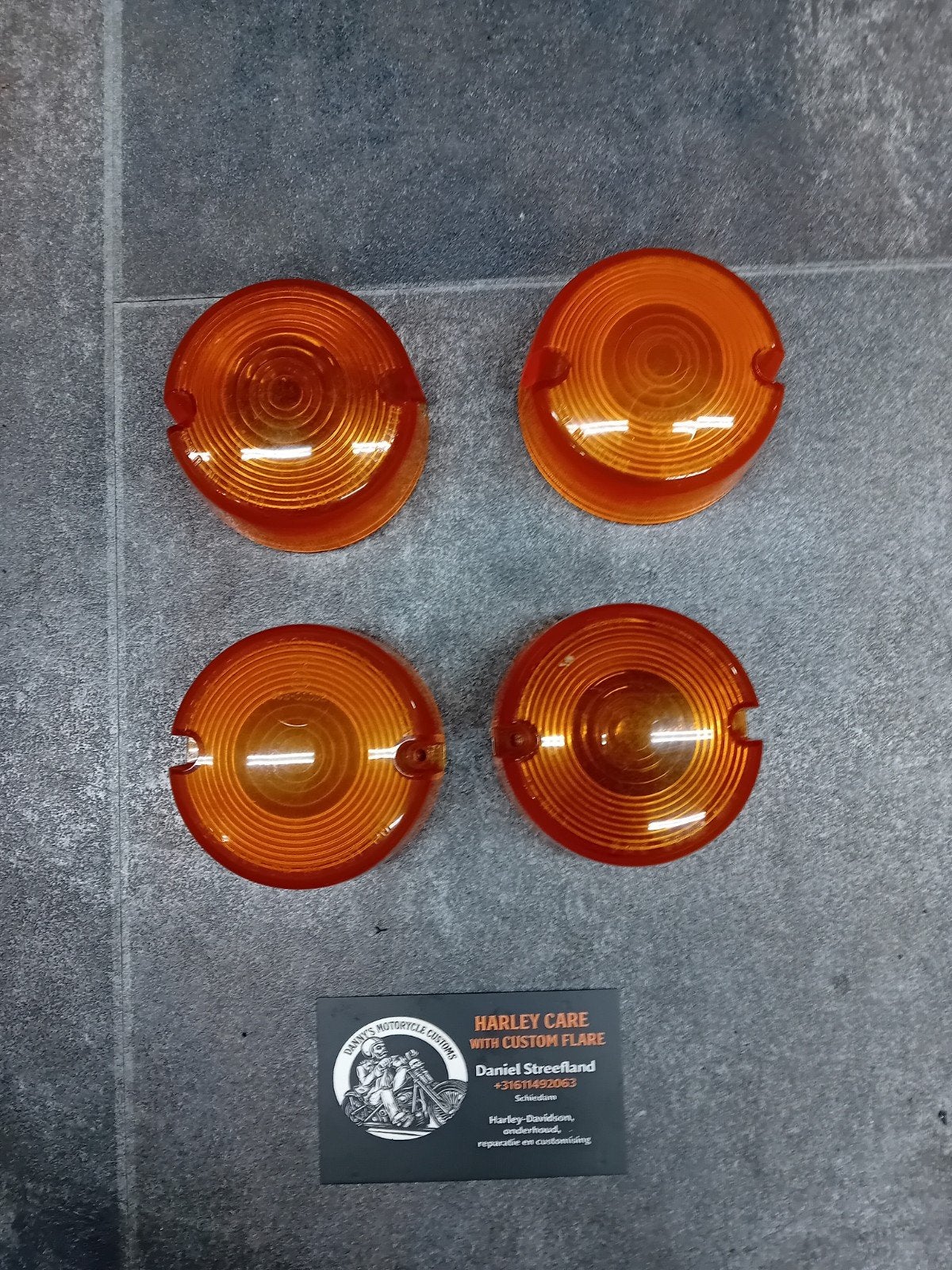 Harley davidson Knipperlicht lens. oudere type, Ophalen of Verzenden, Nieuw