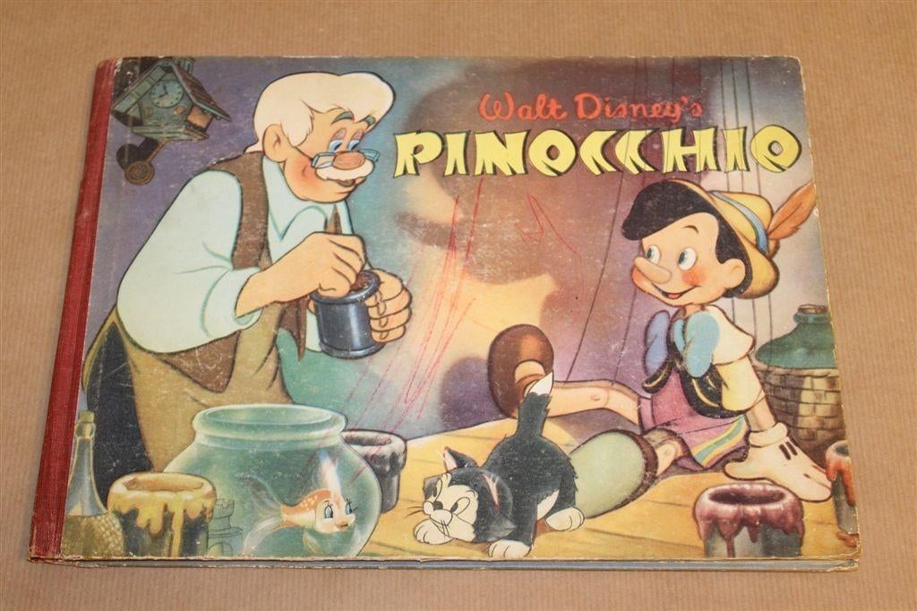 Pinocchio Plaatjesalbum — Compleet Margriet Vintage 1957, Ophalen of Verzenden, Gelezen