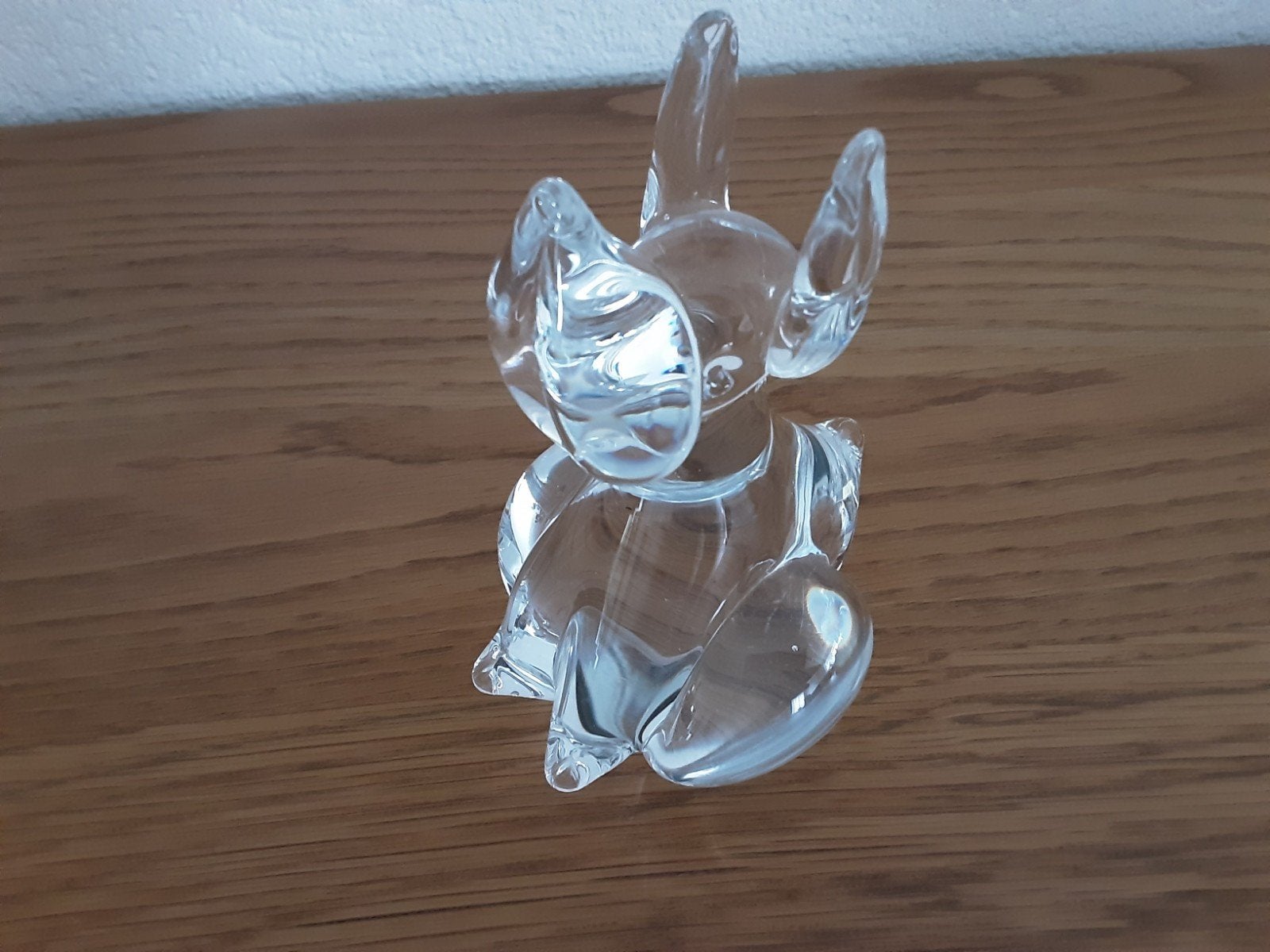 Schattig kristallen hondje - decoratief beeldje, Antiek en Kunst, Antiek | Glas en Kristal, Ophalen of Verzenden