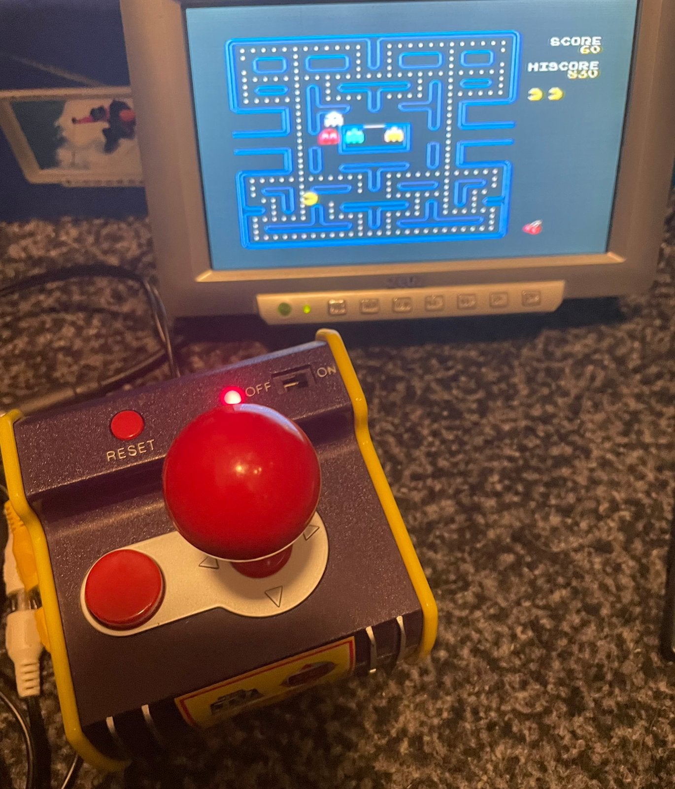 7 inch mini TV + Namco game (Pac-man, Galaxian, Dig Dug), Spelcomputers en Games, Ophalen of Verzenden, Gebruikt