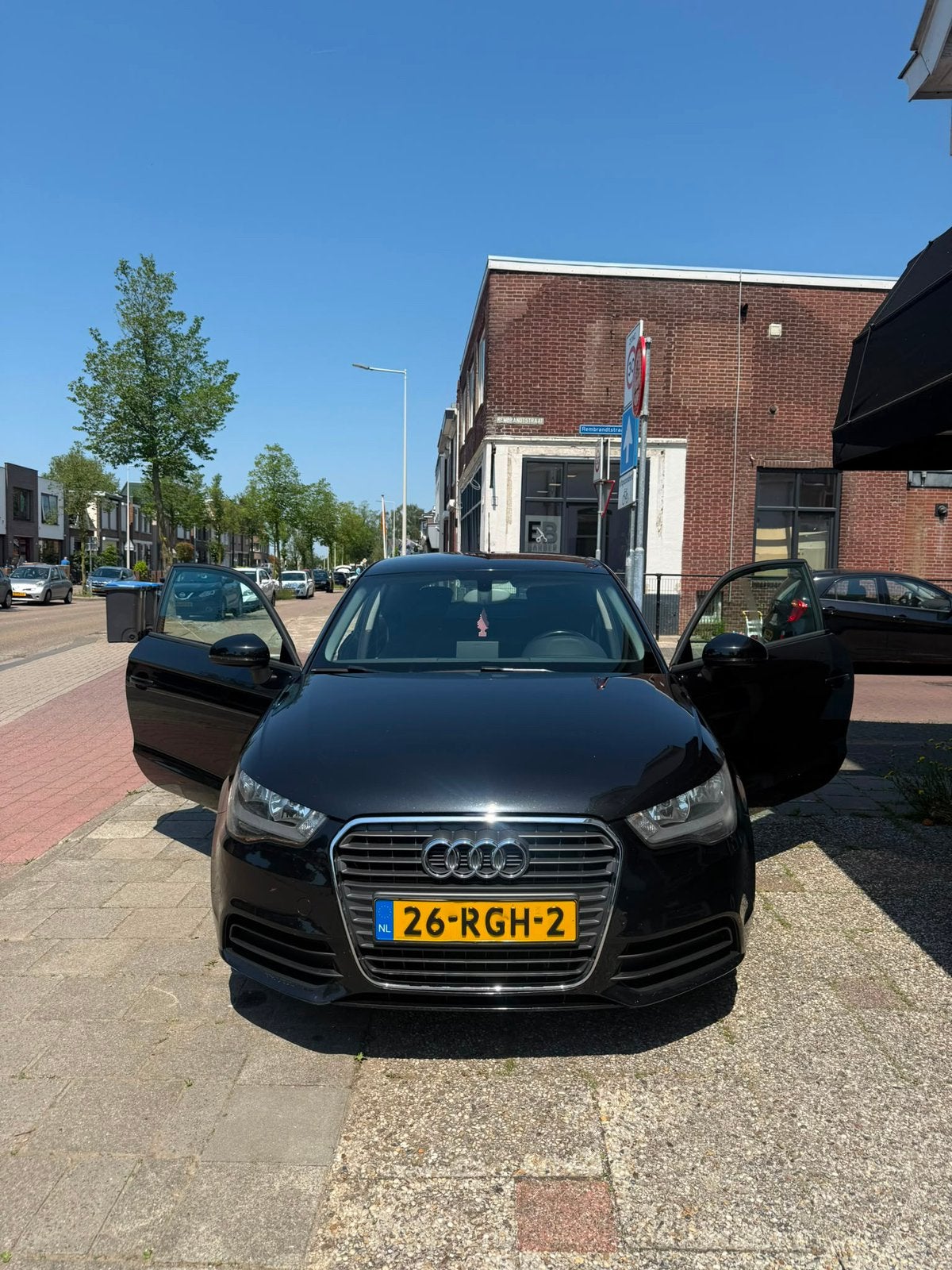 Audi A1 1.2 Tfsi 63KW 2011 Zwart, Auto's, Audi, Voorwielaandrijving, 4 cilinders, 4 stoelen, Zwart
