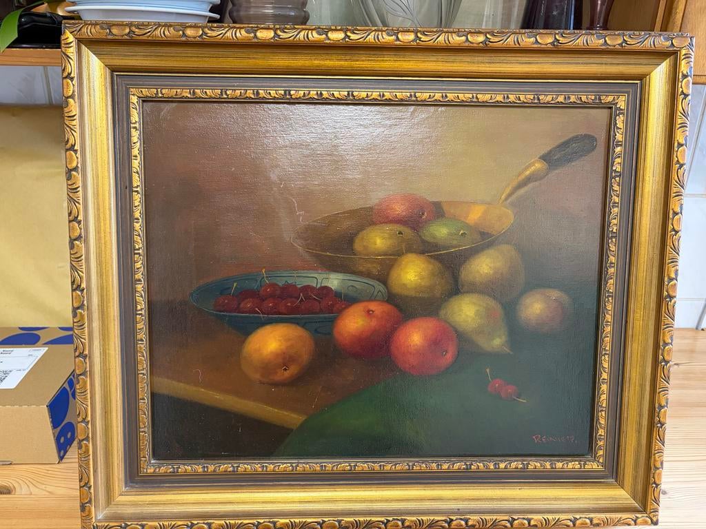 Olieverf Schilderij Stilleven van Roel Wildeboer, Antiek en Kunst, Kunst | Schilderijen | Klassiek, Ophalen of Verzenden