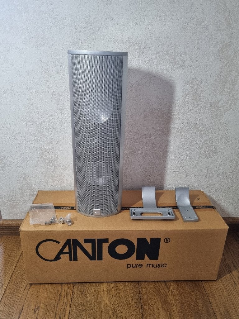 3x Nieuwe Canton CD 250 speaker zilver, Ophalen of Verzenden, Nieuw, Center speaker, Overige merken