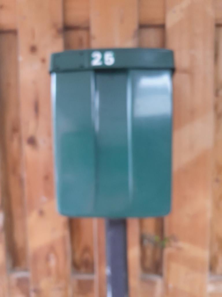 Brievenbus PTT, orginele, Tuin en Terras, Brievenbussen, Ophalen, Gebruikt, Kunststof