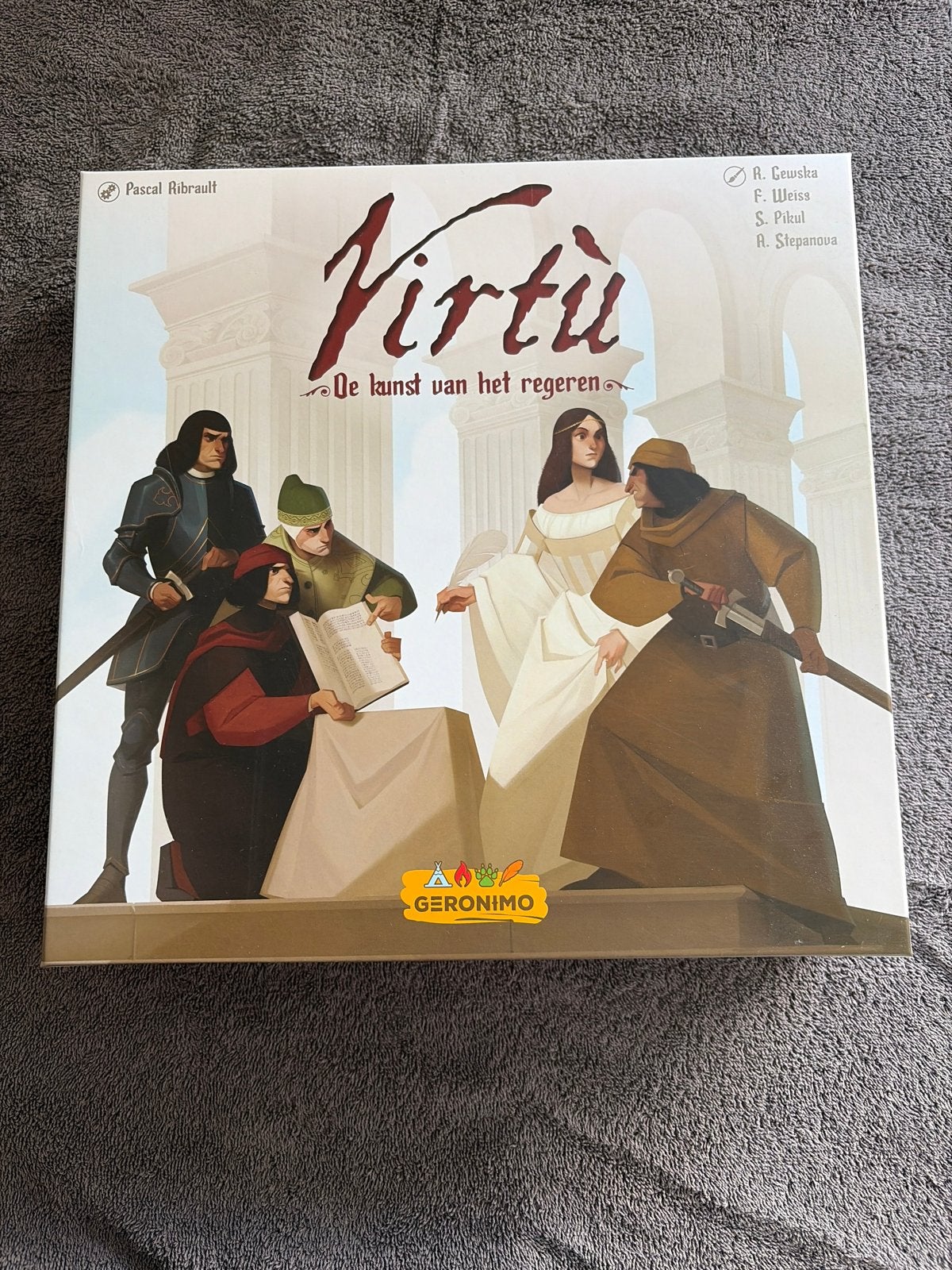 Virtù: De kunst van het regeren - Strategisch bordspel, Hobby en Vrije tijd, Gezelschapsspellen | Bordspellen, Ophalen of Verzenden