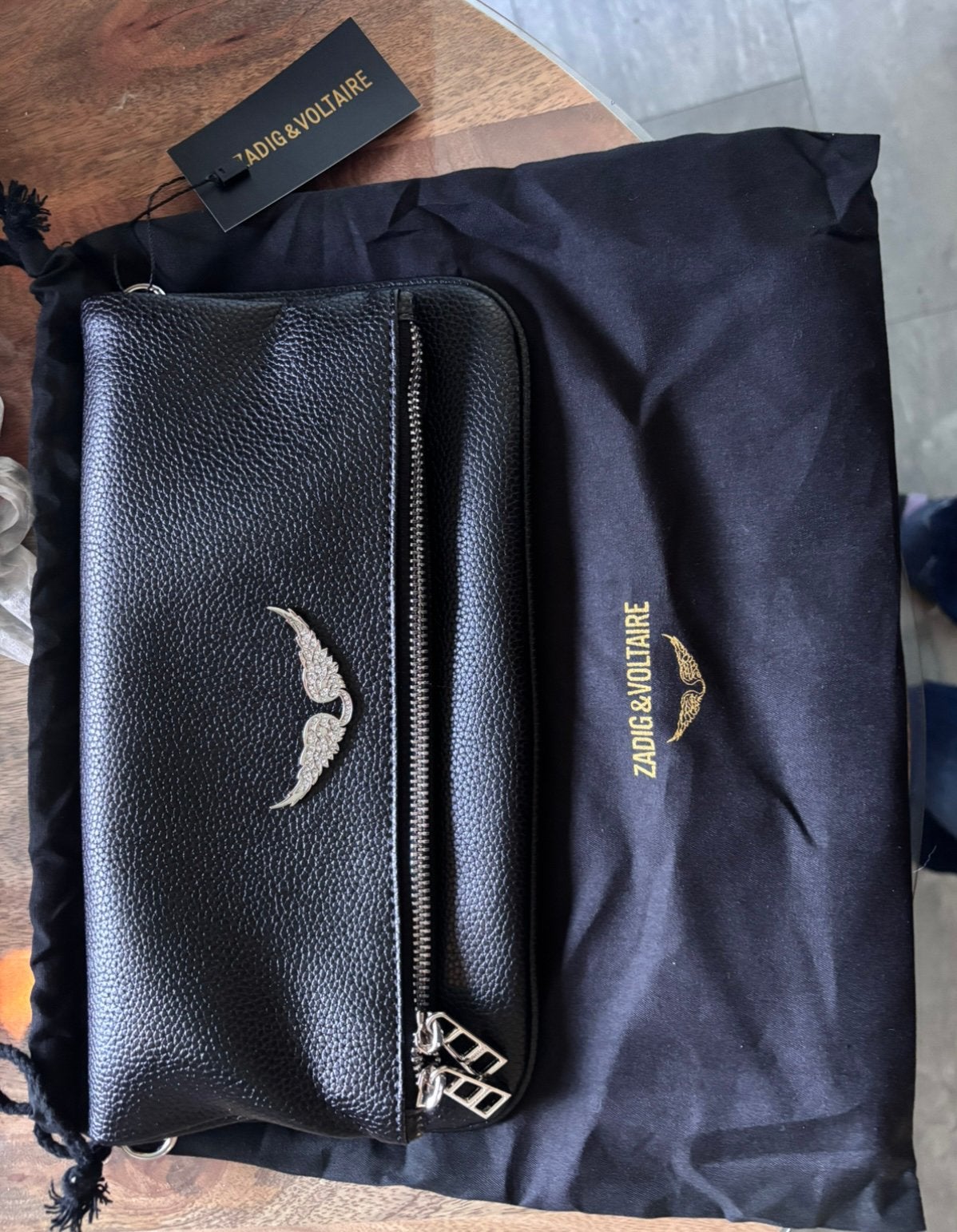 Zadig & Voltaire, Sieraden, Tassen en Uiterlijk, Ophalen of Verzenden, Zo goed als nieuw, Zwart