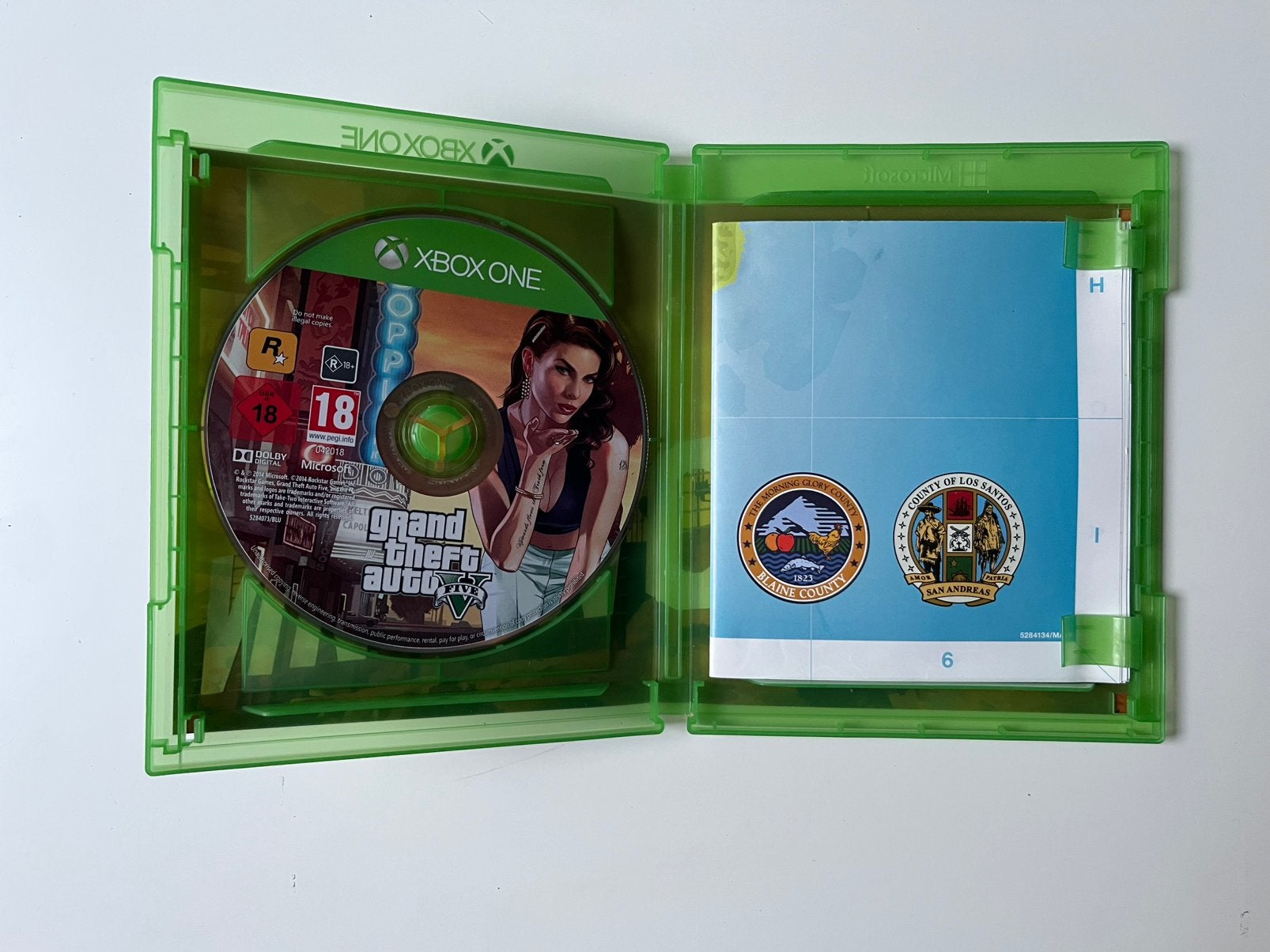 Xbox One GTA 5, Spelcomputers en Games, Avontuur en Actie, Online, Gebruikt, Vanaf 18 jaar