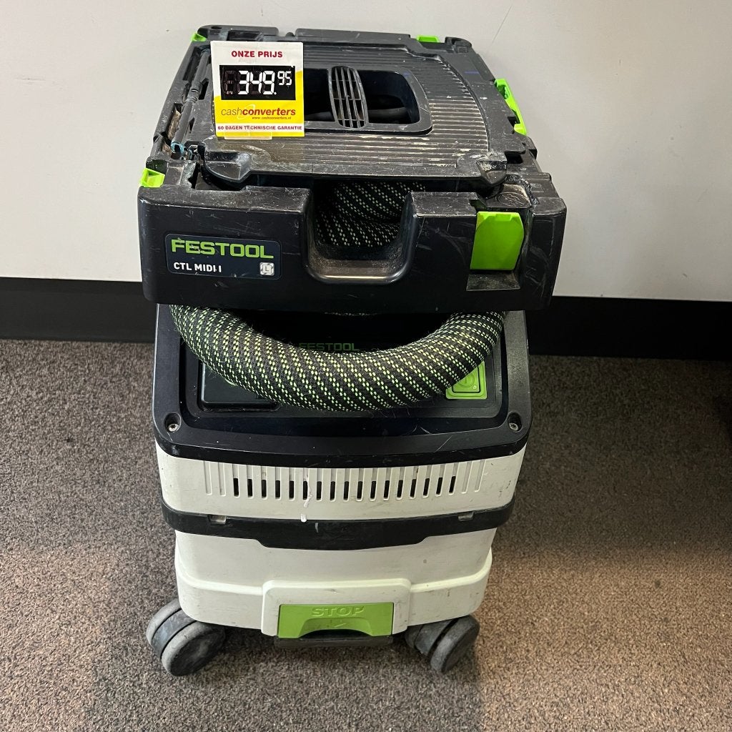 Festool CTL Midi I bouwstofzuiger | 1200 W| slang | 410386, Witgoed en Apparatuur, Stofzuigers, Gebruikt, Industriële stofzuiger