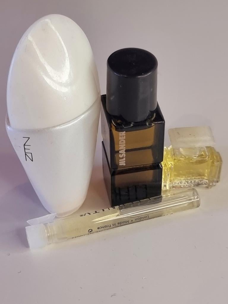 Vintage parfumminiaturen, Jil Sander, Gucci, Ophalen of Verzenden, Overige typen