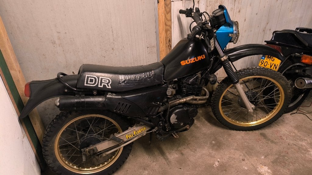 Suzuki DR, Motoren, Ophalen, Gebruikt