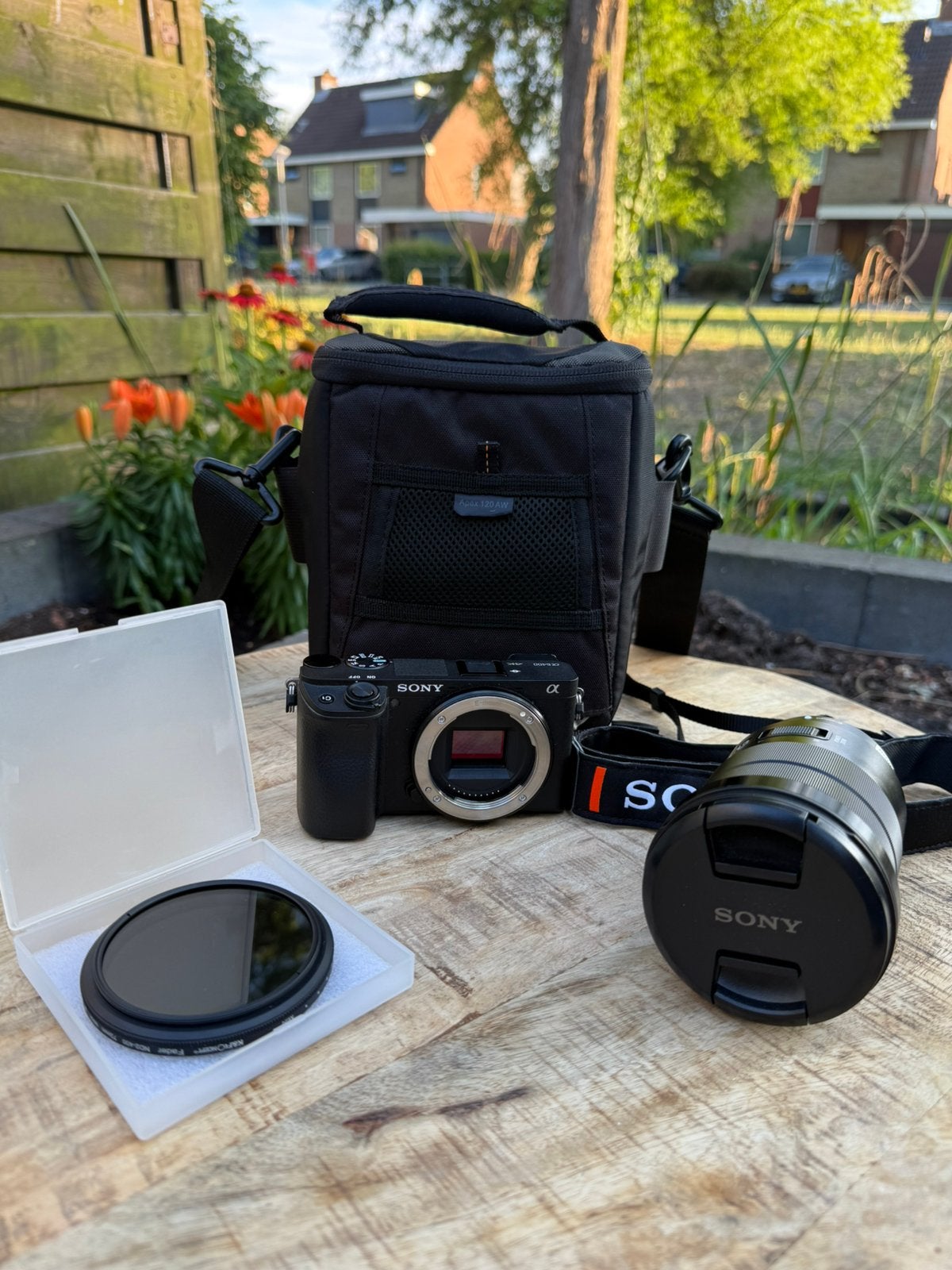 Sony Alpha a6400 camera complete set, Ophalen, Zo goed als nieuw, 60 tot 70 mm, UV-filter