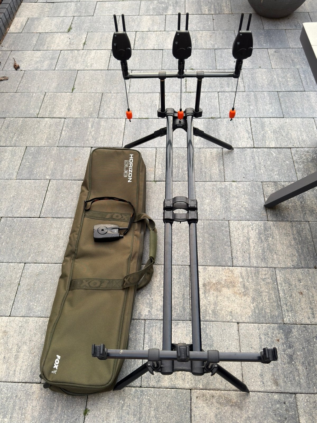 Complete fox horizon rodpod met fox MX+ en fox Dumpy bobbins, Ophalen of Verzenden, Zo goed als nieuw, Overige typen